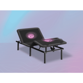 GoodVibeSleep Immersive Sound Adjustable Base, Twin XL Size