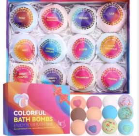 Aromatic Bubble Elastic Bath Ball Set Wholesale Bubble Bath Salt Ball Cleaning Rejuvenating Fragrance
