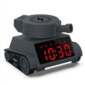 Novel Design Tank LED Clock Light Kids Army USB Phone Charging Tank Car Toy Clock